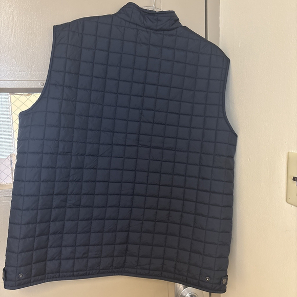 Chaps Men’s Blue Quilted Full-Zip Snap Sleeveless Vest Size XXL NEW - Picture 5 of 8